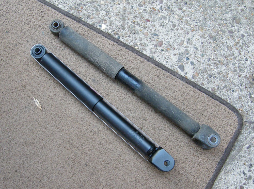 Old and New Rear Shock Absorbers[1]